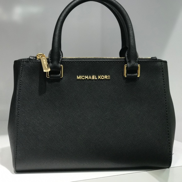 Michael Kors Handbags - Michael kors kellen XS satchel bag leather black